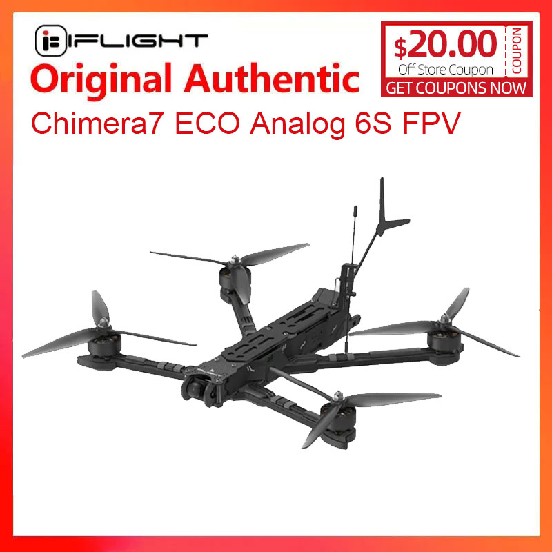 iFlight Chimera7 ECO Analog 6S - Iflight Blitz 1.6W 5.8G Vtx ulasan dan harga