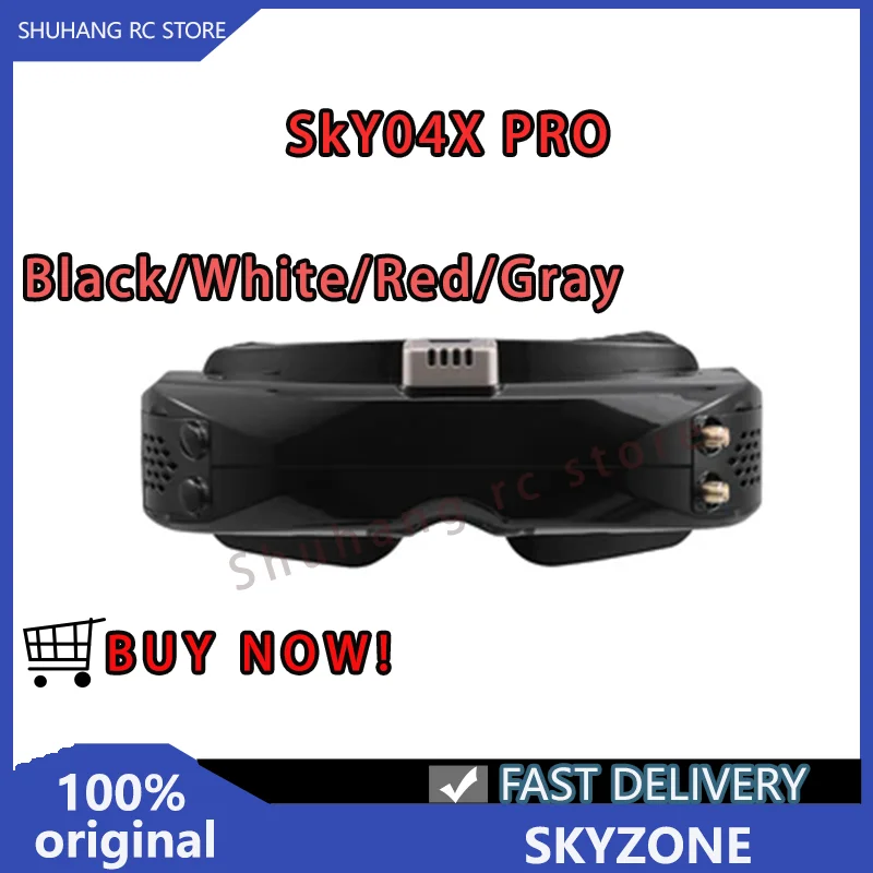 New SKYZONE SKY04X PRO FPV Gog - Skyzone Sky04X Pro Oled Fpv Goggles ulasan dan harga