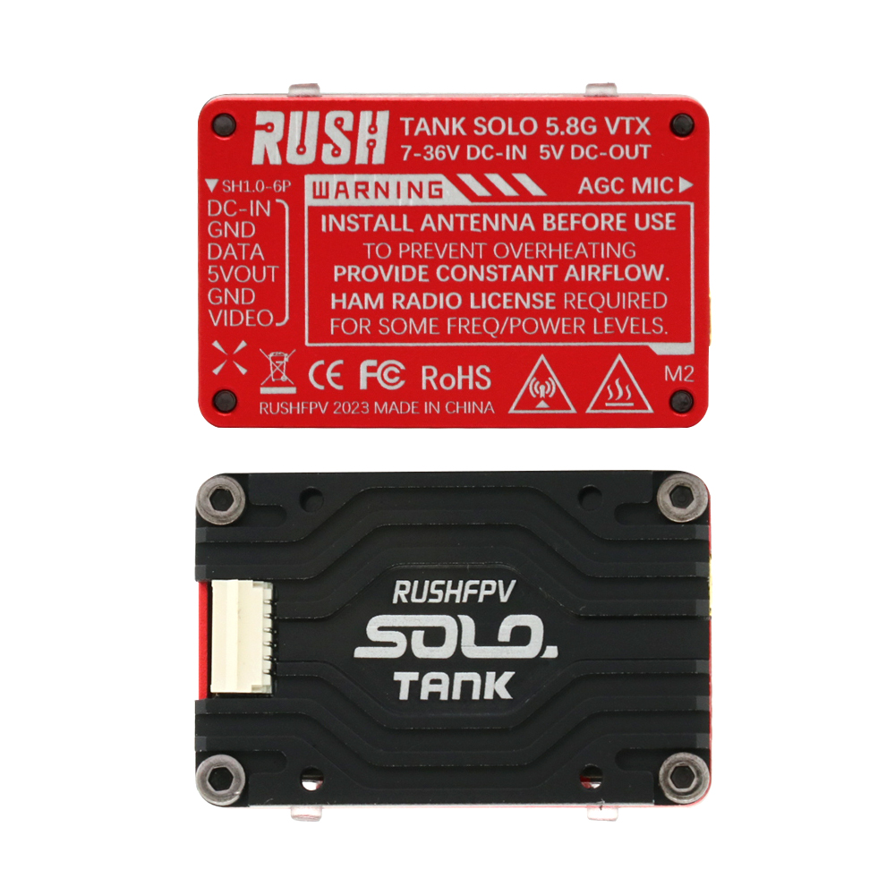 RUSH Solo Tank 5.8G VTX Video  - Foxeer Reaper Extreme 2.5W Vtx ulasan dan harga